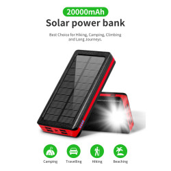 Czarny Power Bank 20000mAh...