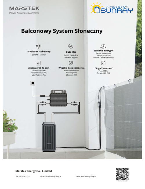 Balkonowy System PV Marstek...