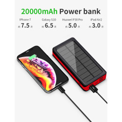 Różowy Power Bank 20000mAh...